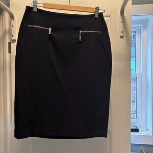 NWOT Tommy Hilfiger Navy Blue Women's Pencil Skirt Size 2